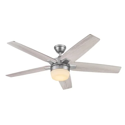 Coolfan Ventilador de Techo Smart de 5 Aspas Reversibles de 54 Pulgadas con Control Remoto