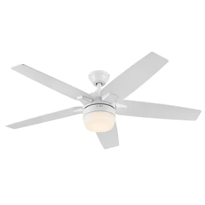Coolfan Ventilador de Techo Smart de 5 Aspas Reversibles de 54 Pulgadas con Control Remoto