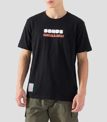 Playera Guadalajara cuello redondo manga corta estampada Hombre
