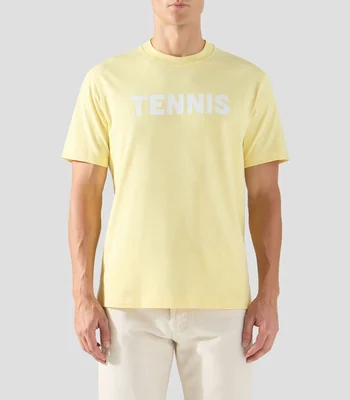 Playera cuello redondo manga corta estampada Hombre