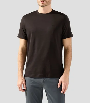 Playera cuello redondo manga corta lisa Hombre