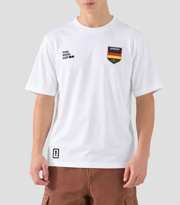 Playera Alemania cuello redondo manga corta lisa Hombre