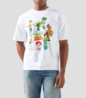 Playera cuello redondo manga corta con estampado Toy Story Hombre