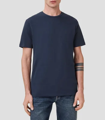 Playera de cuello redondo con manga corta Hombre