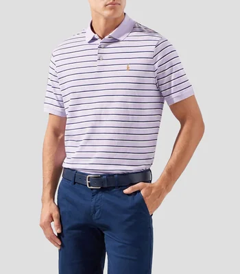 Playera polo manga corta rayas Hombre