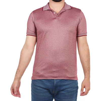 Playera Polo Slim Fit Detalle en Cuello Carlo Corinto Hombre