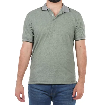 Playera Polo Slim Fit 100% Algodón Carlo Corinto Hombre