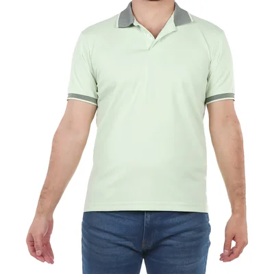 Playera Polo Slim Fit Cuello Detalle Carlo Corinto Hombre