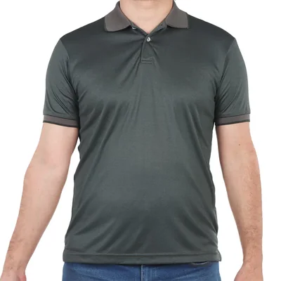 Playera Polo Slim Fit Detalle Cuello Carlo Corinto Hombre