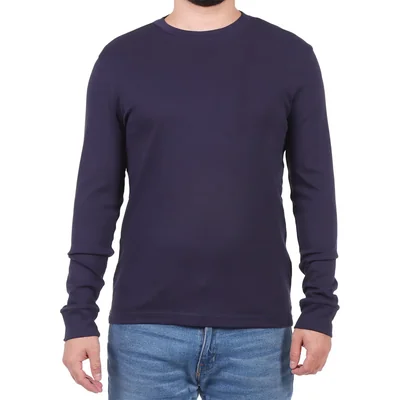 Playera Manga Larga Algodón Cuello Redondo Ovs Hombre