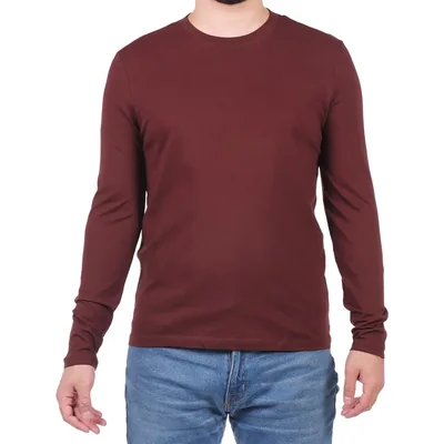 Playera Manga Larga Algodón Cuello Redondo Ovs Hombre