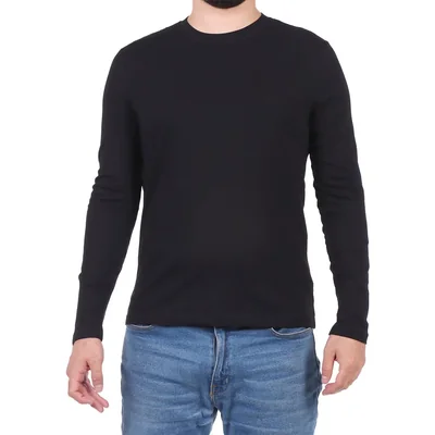 Playera Manga Larga Algodón Ovs para Hombre