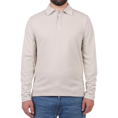 Playera Polo Manga Larga Algodón Casual Ovs para Hombre