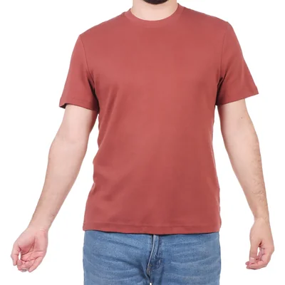 Playera Regular Algodón Liso Cuello Redondo Ovs Hombre