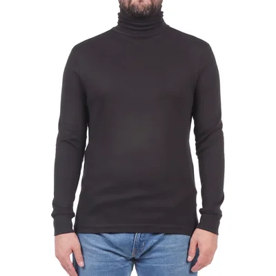 Suéter Cuello Alto Algodón Clásico Liso Ovs para Hombre