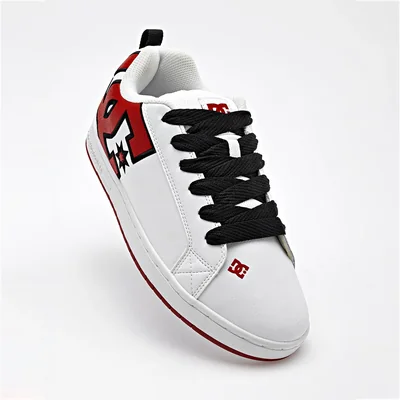 DC SHOES TENIS HOMBRE URBANO Court Graffik BLANCO ROJO