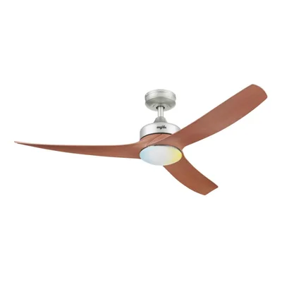 Coolfan Ventilador de Techo de 52 Pulgadas con Luz LED y 3 Aspas con Control Remoto