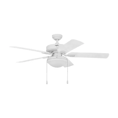 Coolfan Ventilador de Techo de 52 Pulgadas con Luz y 5 Aspas con Control de Cadena Apto para Exterior
