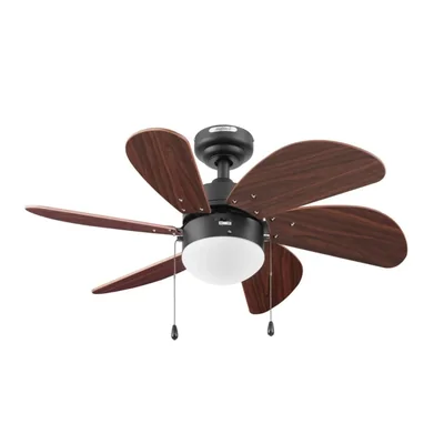 Coolfan Ventilador de Techo con Luz de 30 Pulgadas con 6 Aspas y Control de Cadena