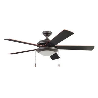 Coolfan Ventilador de Techo de 52 Pulgadas con 5 Aspas Reversibles y Control Cadena, Modelo Vendaval