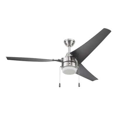 Coolfan Ventilador de Techo de 52 Pulgadas para Interior y Exterior con Luz, Control de Cadena y 3 Aspas, Modelo Fénix