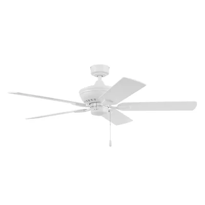 Coolfan Ventilador de Techo de 52 pulgadas con 5 Aspas Reversibles y Control de Cadena Apto para Exterior, Modelo Marín