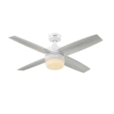 Coolfan Ventilador de Techo de 44 pulgadas con Luz LED y 4 Aspas Reversibles con Control Remoto, Modelo Bela