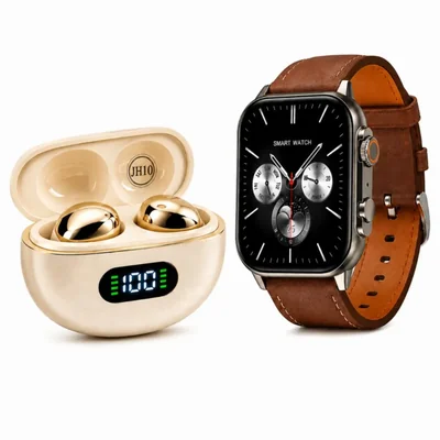 SMARTWATCH G-TIDE S5 PRO + AUDIFONOS HH MINI T-35 DORADO