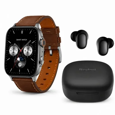 SMARTWATCH G-TIDE S5 PRO + REDMI BUDS 6 PLAY NEGRO