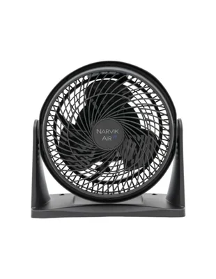 Narvik Ventilador de 9" 2 en 1: Piso y Pared 33W Silencioso con Aspas Plásticas, Modelo NA2009