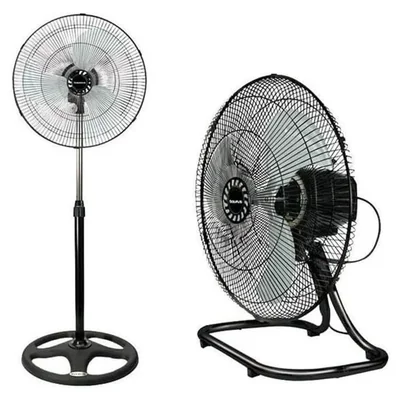 Ventilador Taurus Marte 3 En 1: Pedestal, piso o pared Negro