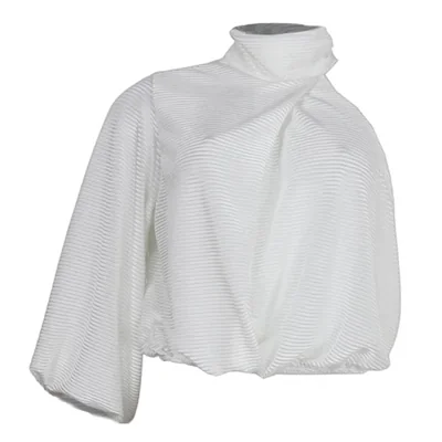 Blusa asimétrica Danna J&B para Dama color Blanco
