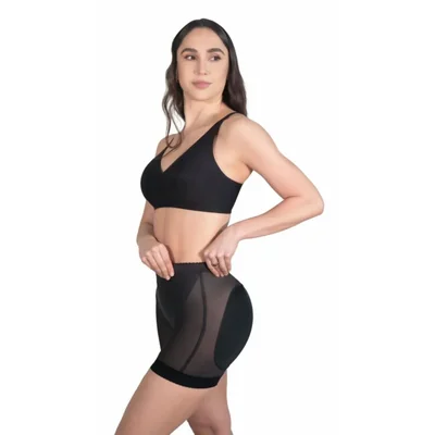 Faja short I Love Shape Mod. 1066 push up compresión alta negra