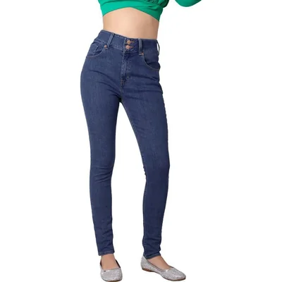 Jeans Mujer Básico Skinny Azul Oggi 59105007 7 azul