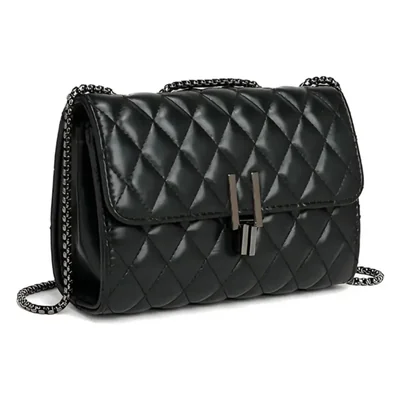 Bolso de Hombro con Cadena Para Mujeres Color Negro