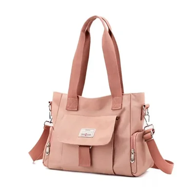 Bolsa de Mujer de Gran Capacidad Color Rosa