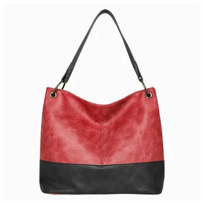 Bolsa de Mujer Ligero Gran Capacidad Color Rojo
