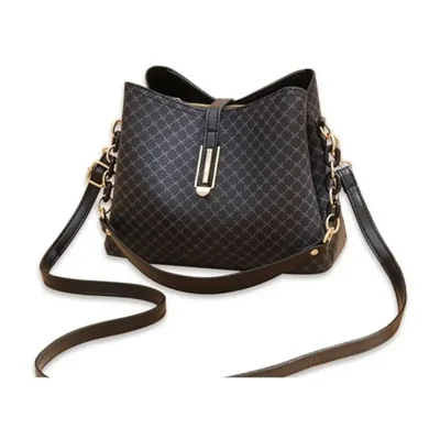 Bolso Para Mujer De Cuero Gran Capacidad Color Café