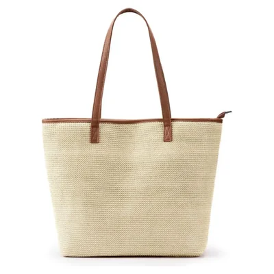 Bolso Mano de Mujer de Alta Capacidad Color Café