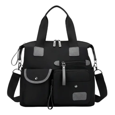 Bolsa Bandolera Resistente Color Negro