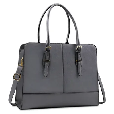 Bolsa Gris Para Laptop De 15.6 Pulgadas Mujer