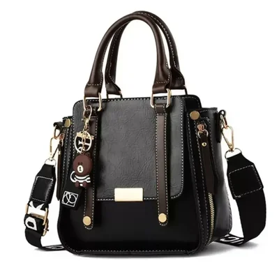 Bolso De Hombro De Moda Color Negro