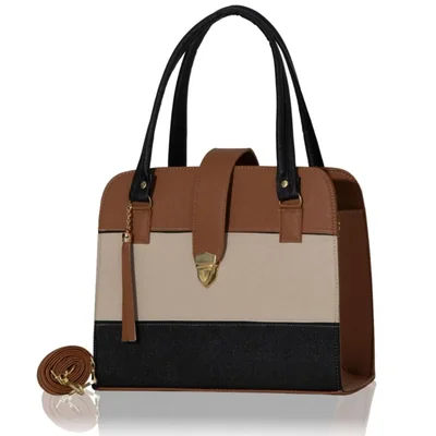 Araceli camel/negro