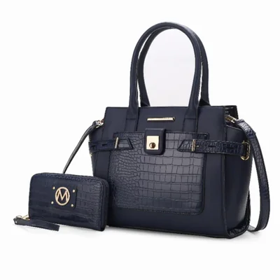 Bolso Satchel Casafoyer Isla de Cuero Vegano 30x25x10cm