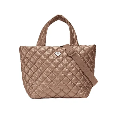 Bolsa tipo tote luckyly múlticompartimentos repelente al agua luxe rosa