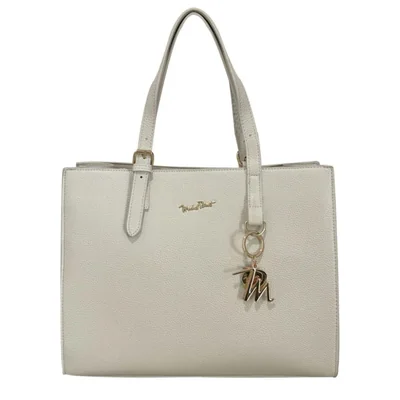 Bolso de dama Michel Domit color Ivory