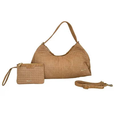Bolsa de dama Michel Domit con textura