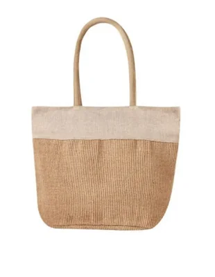 Bolsa de yute para mujer