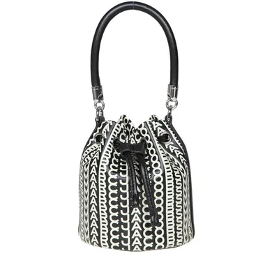 BOLSA Marc Leather Micro BUCKET H653L03FA22 055 Negro