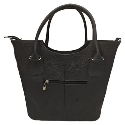 Bolsa en Piel Vacuno Cincelada Fana Wendy Café